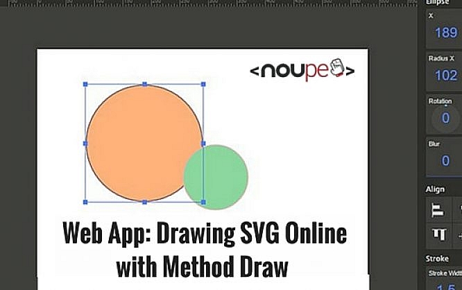 Web App: Drawing SVG Online with Method Draw - noupe